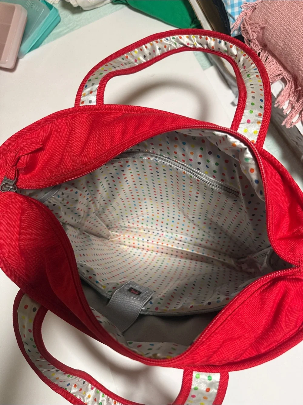 Vintage OGIO Women’s Laptop Tote / Business Bag – Red – Custom Embroidered